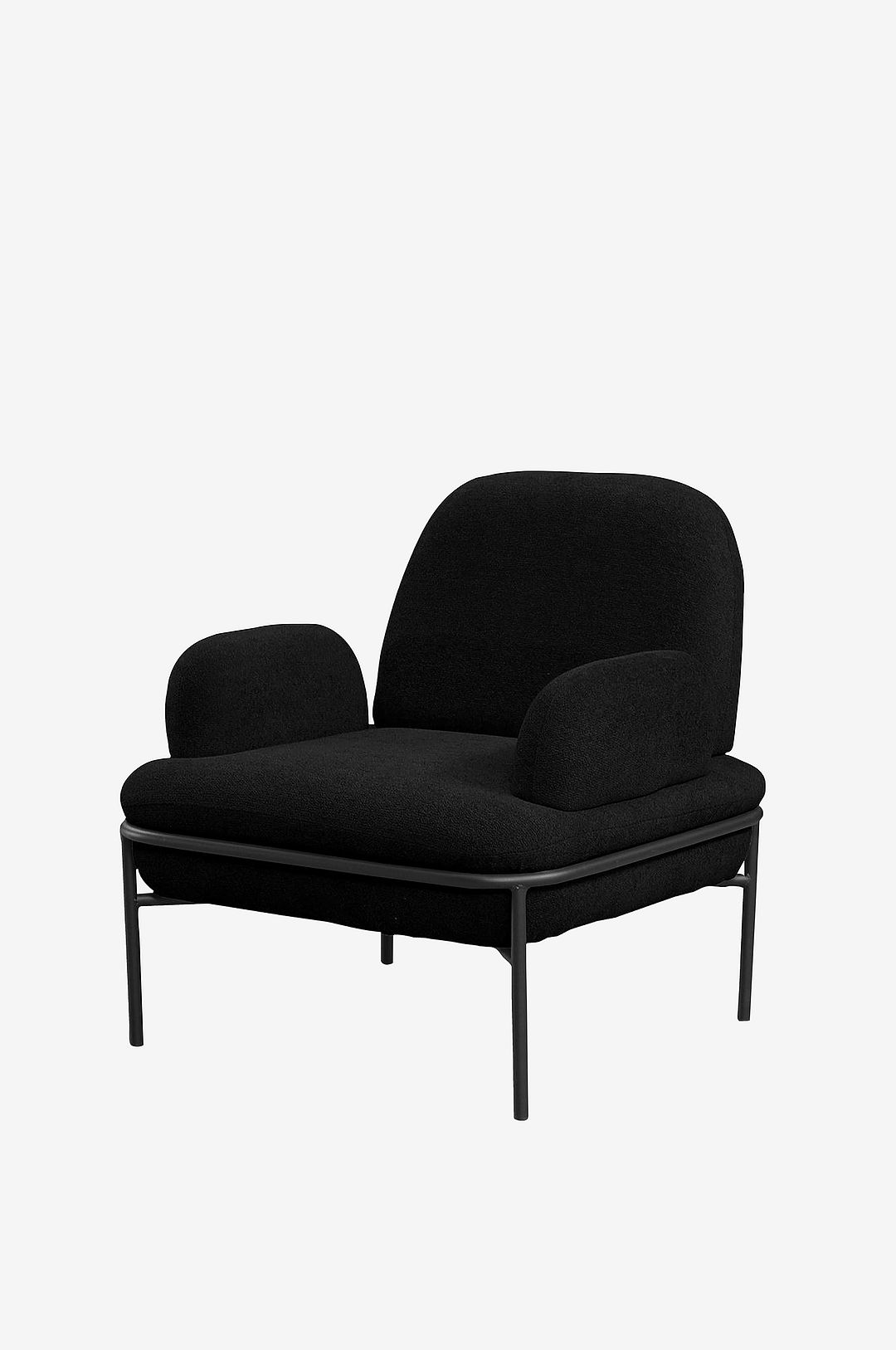 Hanah Home – Flygelstol Aster – Svart – Fåtöljer – Från Homeroom