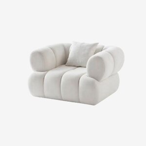 Hanah Home – Flygelstol Petra – Vit – Fåtöljer – Från Homeroom