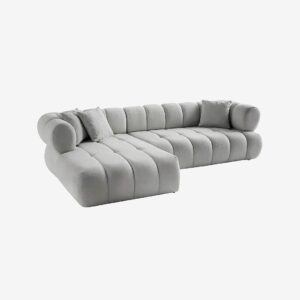 Hanah Home – Hörnsoffa Petra Left – Grå – Divansoffor – Från Homeroom