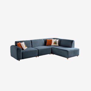 Hanah Home – Hörnsoffa S Loft Right – Blå – Divansoffor – Från Homeroom