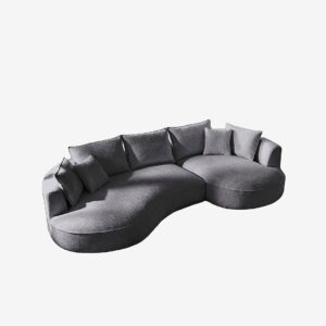 Hanah Home – Hörnsoffa Venedik Right – Grå – Divansoffor – Från Homeroom