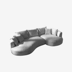 Hanah Home – Hörnsoffa Venedik Right – Grå – Divansoffor – Från Homeroom