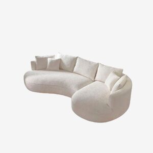 Hanah Home – Hörnsoffa Venedik Right – Vit – Divansoffor – Från Homeroom