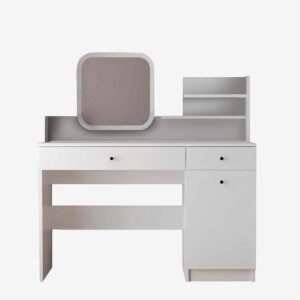 Hanah Home – Make Up Table Harmony Square – Vit – Skrivbord – Från Homeroom