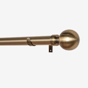 Hasta – Gardinstång Set Comet 110-200 cm – Mässing – Gardintillbehör – Från Homeroom