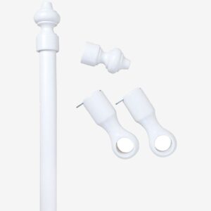 Hasta – Mormorstång 28mm vit 160cm – Vit – Gardintillbehör – Från Homeroom