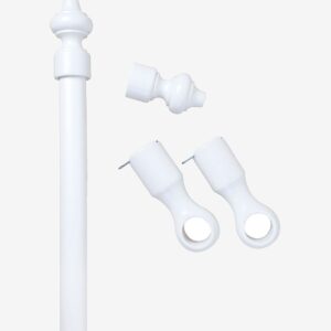 Hasta – Mormorstång 28mm vit 200cm – Vit – Gardintillbehör – Från Homeroom