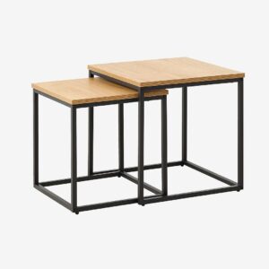 Håum – Cosmo Satsbord 50x50Cm – Svart – Soffbord – Från Homeroom