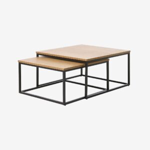 Håum – Cosmo Satsbord 75x75Cm – Svart – Soffbord – Från Homeroom