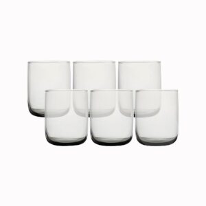 Hermia – Glasuppsättning (6 delar) Foji – Grå – Dricksglas – Från Homeroom