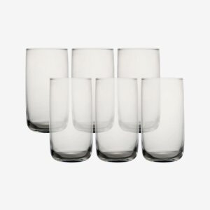 Hermia – Glasuppsättning (6 delar) Liya – Grå – Dricksglas – Från Homeroom