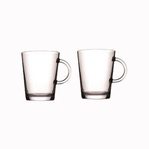 Hermia – Set med kaffekoppar (2 delar) Linda – Transparent – Koppar & muggar – Från Homeroom