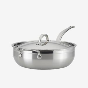 Hestan – Traktörpanna ProBond Ø 28 cm – Krom – Stekpannor & grillpannor – Från Homeroom
