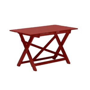 Hillerstorp – Bord Torpet Table 109X67 Cm – Röd – Matbord utomhus – Från Homeroom