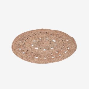 Hillerstorp – Matta Amara Ø145 cm – Beige – Jute- & sisalmattor – Från Homeroom