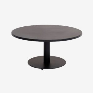 Hillerstorp – Soffbord Näsby Ø80 cm – Svart – Soffbord utomhus – Från Homeroom