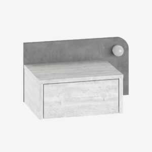 Homitis – Nattduksbord Dotta – Vit – Sängbord – Från Homeroom