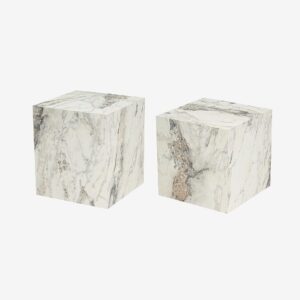 Homitis – Sidobordsuppsättning Cube – Vit – Småbord – Från Homeroom