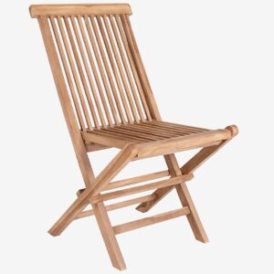 House Nordic – Däckstol Toledo Teak, 2-pack – Brun – Matstolar – Från Homeroom