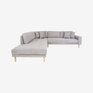 House Nordic – Hörnsoffa med open-end, Lido – Grå – Divansoffor – Från Homeroom
