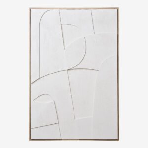 House Nordic – Relief Väggdekoration Madeline – Vit – Tavlor – Från Homeroom