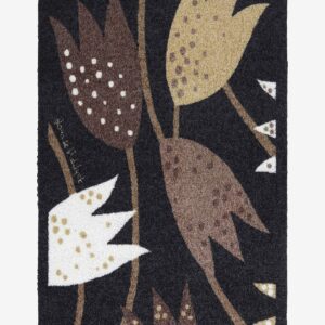 InHouse Group – Dörrmatta Loupelou Soft by Louise Videlyck – Svart – Slätvävda mattor – Från Homeroom