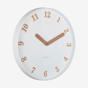 Karlsson – Väggklocka Amena – Vit – Väggklockor & bordsur – Från Homeroom