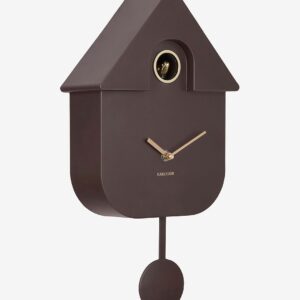 Karlsson – Väggklocka Modern Cuckoo Oro – Brun – Väggklockor & bordsur – Från Homeroom