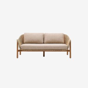 Kave Home – 2-sits soffa för utomhusbruk – galea – Beige – Utesoffor & bänkar – Från Homeroom