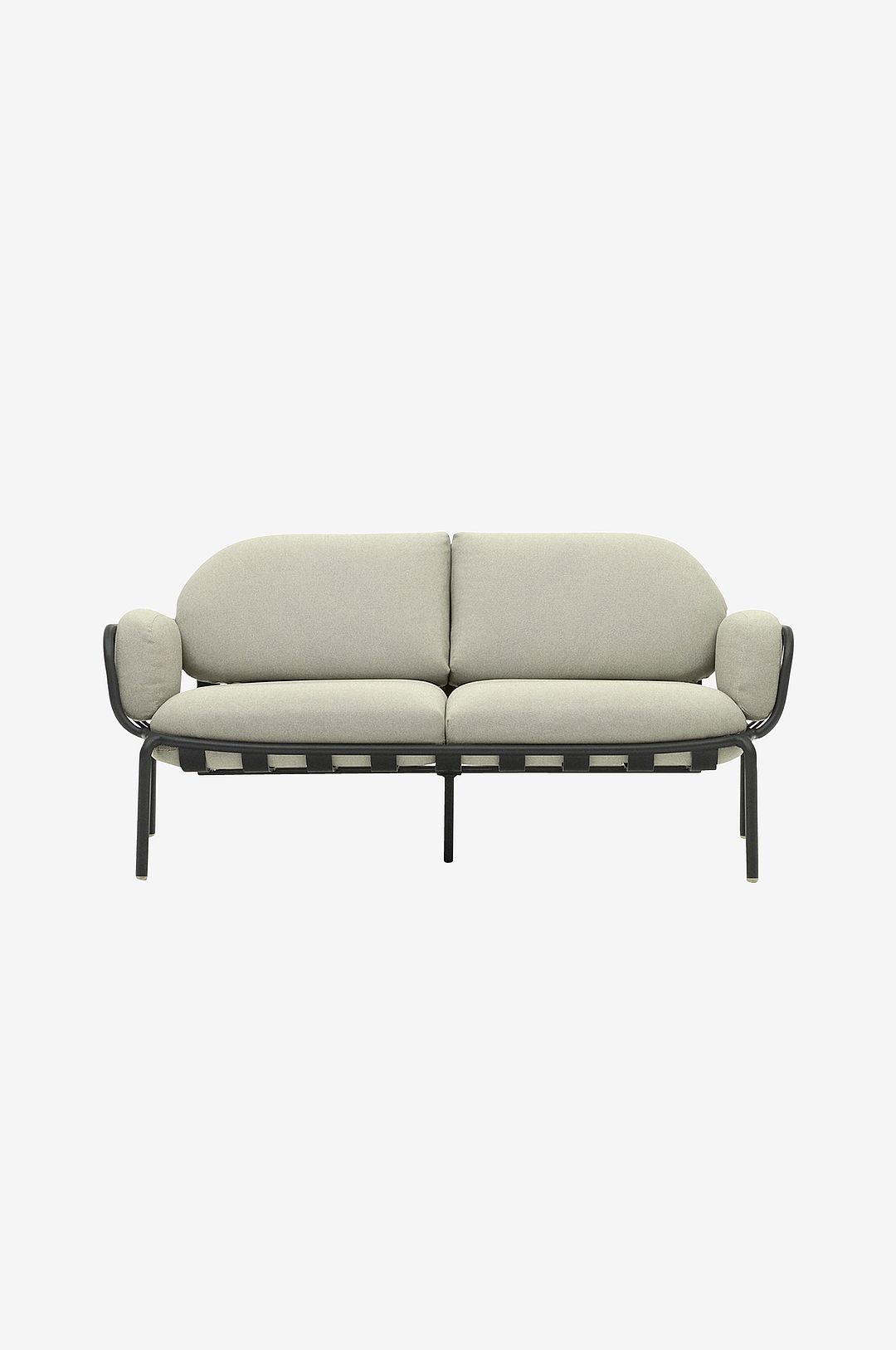 Kave Home - 2-sits soffa för utomhusbruk - joncols - Grå - Utesoffor & bänkar - Från Homeroom