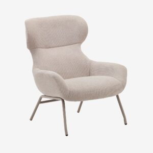 Kave Home – Fåtölj – belina – Beige – Fåtöljer – Från Homeroom