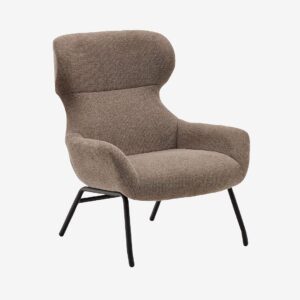 Kave Home – Fåtölj – belina – Brun – Fåtöljer – Från Homeroom