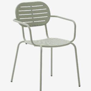 Kave Home – Fåtölj för utomhusbruk – brai – Grön – Utefåtöljer – Från Homeroom