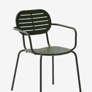 Kave Home – Fåtölj för utomhusbruk – brai – Grön – Utefåtöljer – Från Homeroom