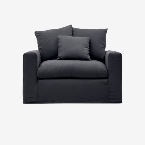 Kave Home – Fåtölj – nora – Grå – Fåtöljer – Från Homeroom