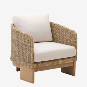 Kave Home – Fåtölj – xoriguer – Brun – Fåtöljer – Från Homeroom