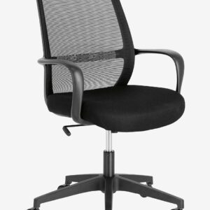 Kave Home – Kontorsstol – melva – Svart – Skrivbordsstolar – Från Homeroom