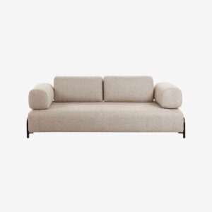 Kave Home – Soffa Compo, 3-sits – Beige – 3-sits soffor – Från Homeroom