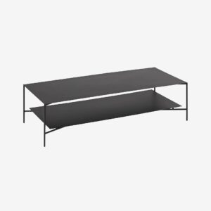 Kave Home – Soffbord Azisi 140 x 60 cm – Svart – Soffbord – Från Homeroom