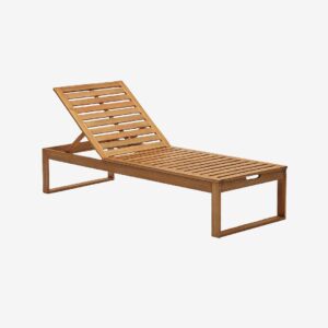 Kave Home – Solstol för utomhusbruk – sulamita – Brun – Solstolar & solsängar – Från Homeroom