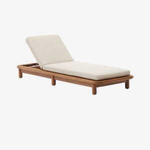 Kave Home – Solstol för utomhusbruk – turqueta – Brun – Solstolar & solsängar – Från Homeroom