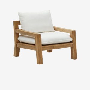 Kave Home – Utomhusfåtölj – forcanera – Vit – Utefåtöljer – Från Homeroom