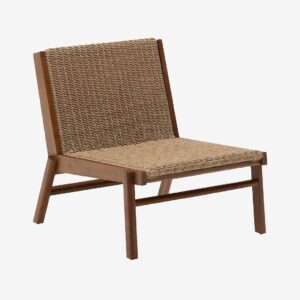 Kave Home – Utomhusfåtölj – itani – Brun – Utefåtöljer – Från Homeroom