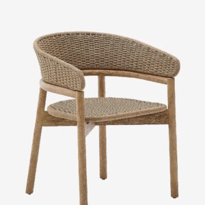 Kave Home – Utomhusstol – arinella 2-pack – Brun – Utestolar & pallar – Från Homeroom