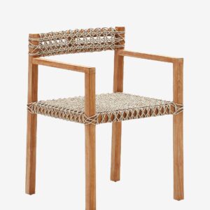 Kave Home – Utomhusstol – giverola 2-pack – Brun – Utestolar & pallar – Från Homeroom