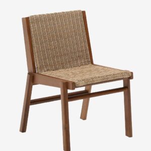 Kave Home – Utomhusstol – itani 2-pack – Brun – Utestolar & pallar – Från Homeroom