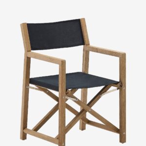 Kave Home – Utomhusstol – vilara – Svart – Utestolar & pallar – Från Homeroom