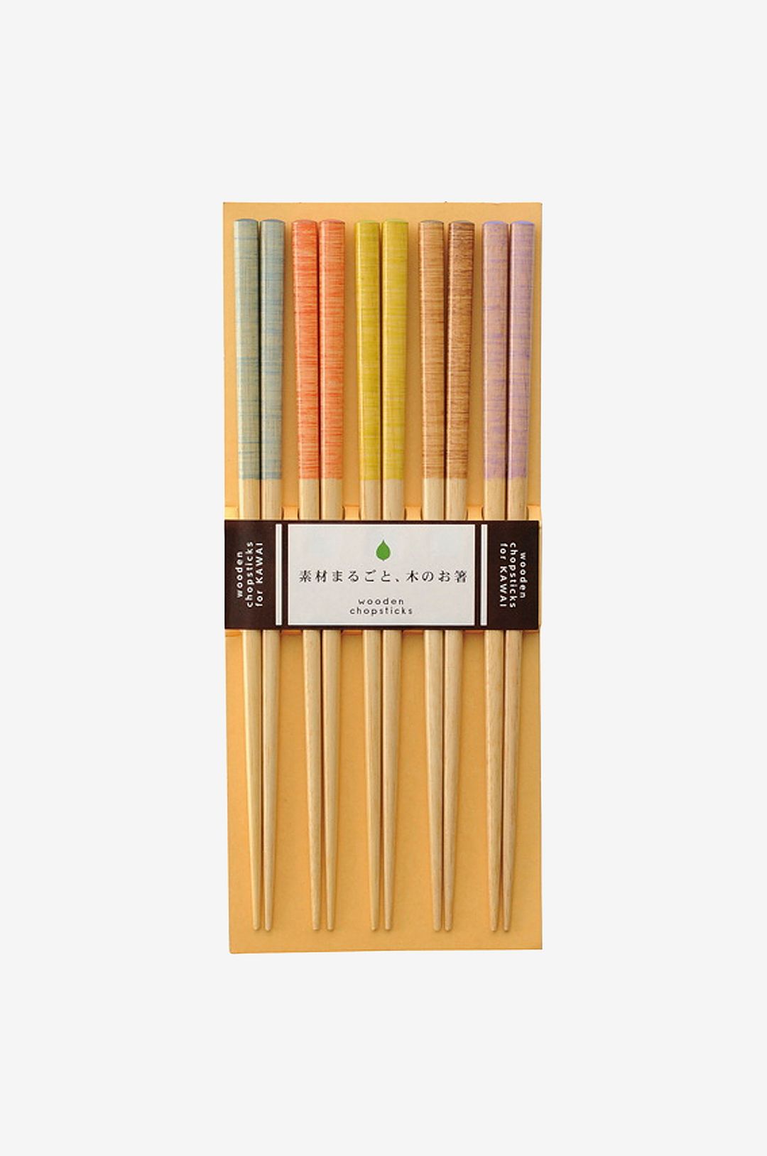 Kawai – Ätpinnar Kawai Brush 5-pack – Brun – Bestick – Från Homeroom