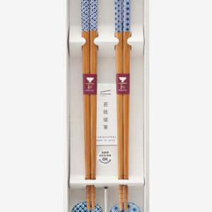 Kawai – Presentask med ätpinnar Kawai grafiskt mönster – Brun – Bestick – Från Homeroom