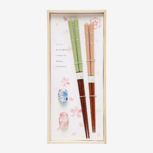 Kawai – Presentask med ätpinnar Kawai vår – Brun – Bestick – Från Homeroom